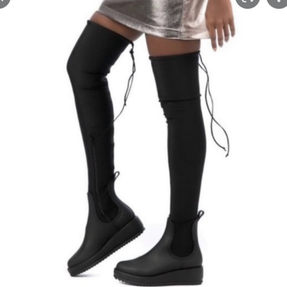 Jeffrey Campell Monsoon Thigh High Rain Boots
